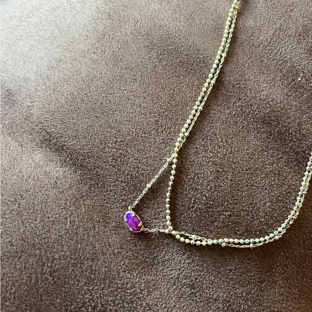 Kendra Scott emilie gold multi strand necklace